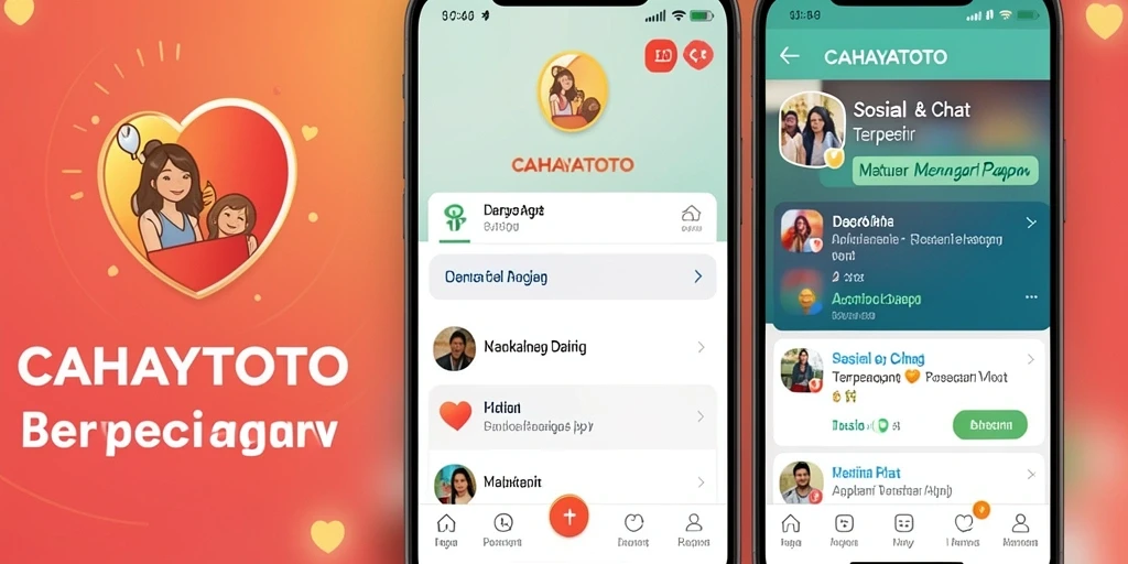 Antarmuka utama CAHAYATOTO yang menarik dan fungsional untuk mencari pasangan.