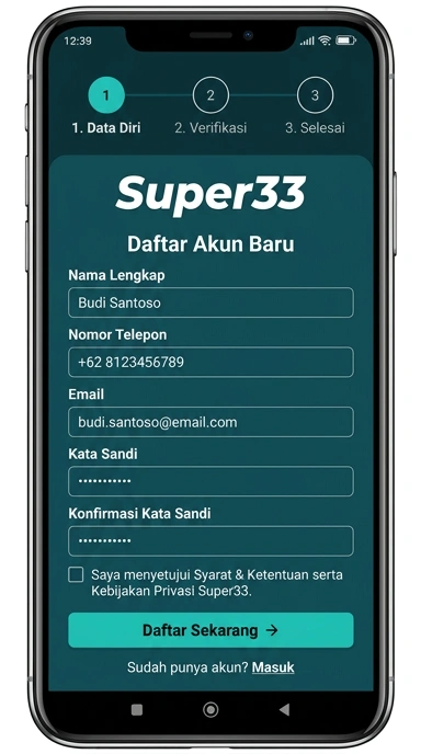 Panduan Lengkap Registrasi Akun super33 untuk Android